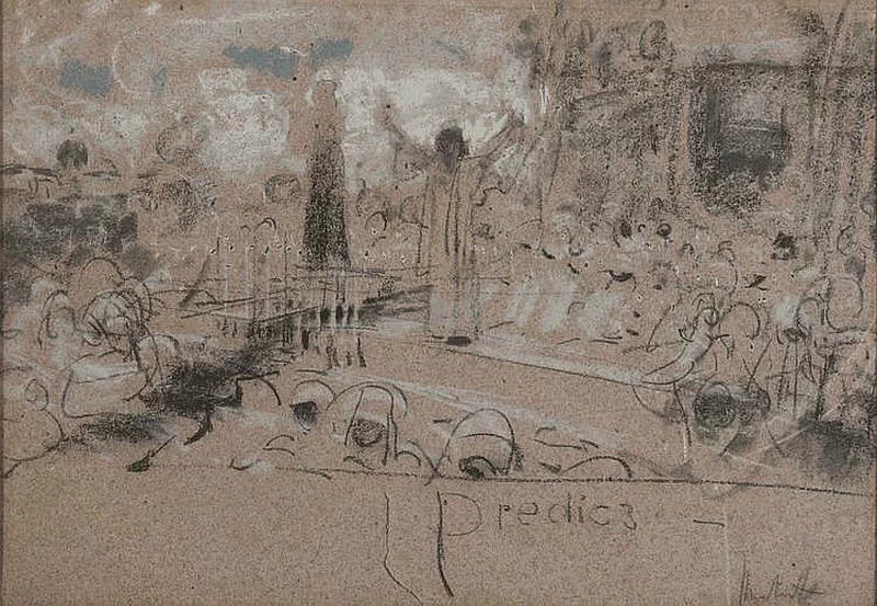 Francesco Paolo Michetti - 136, Predica